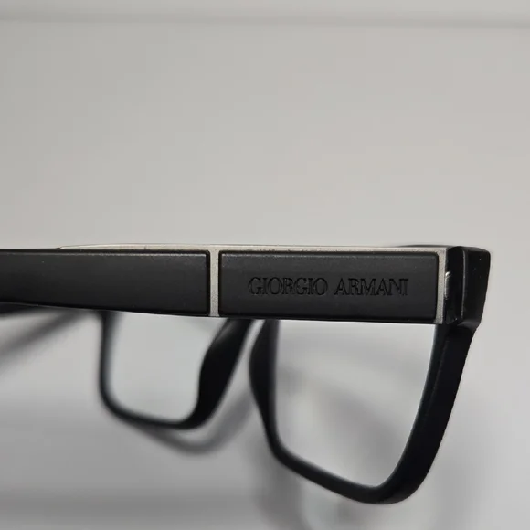 GIORGI ARMANI BLACK PRESCRIPTION GLASSES - Picture 2 of 7